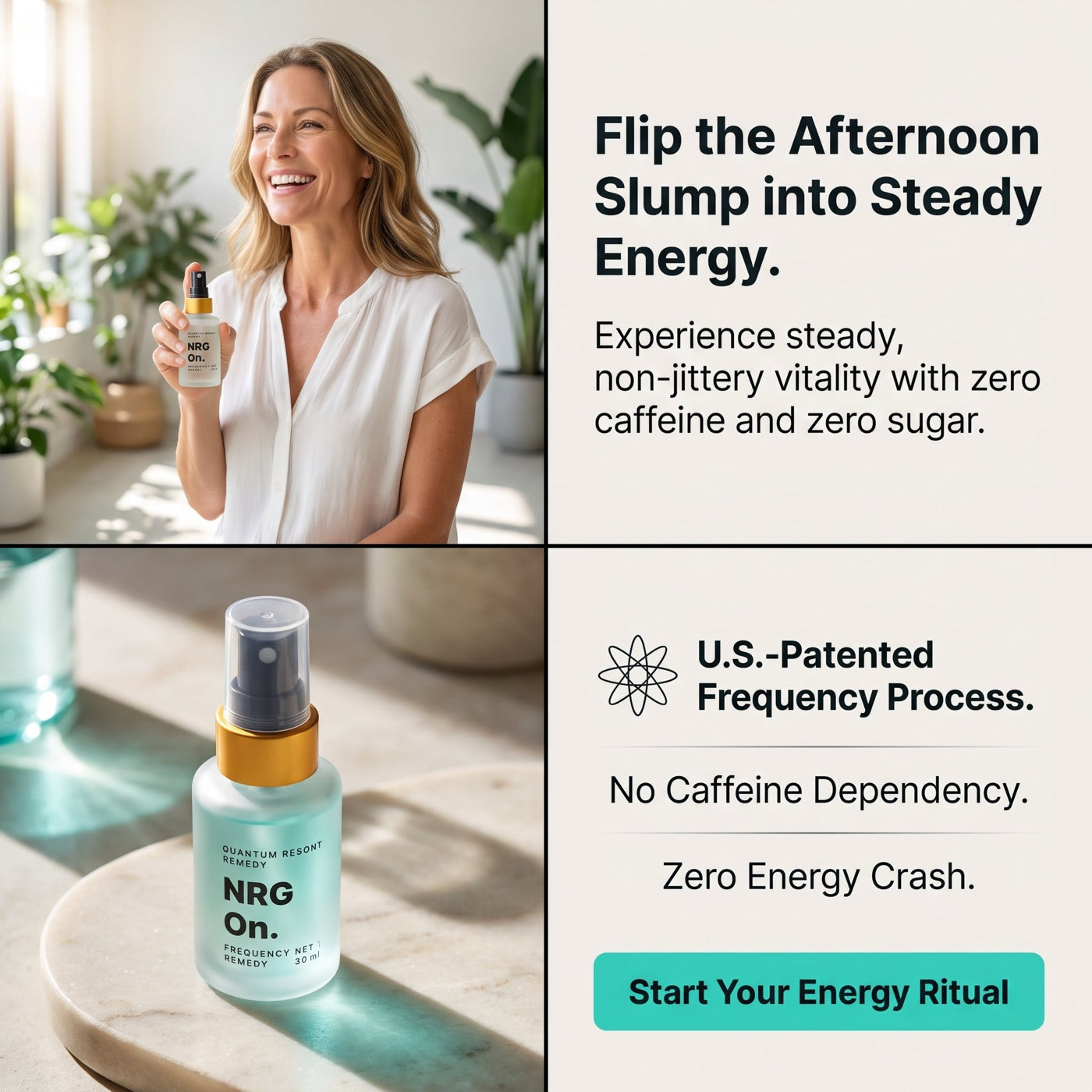 Flip the slump into steady energy