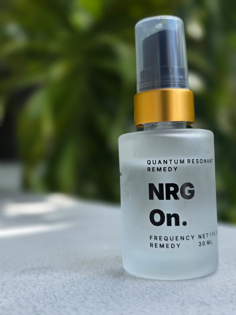 NRG On bottle in natural light